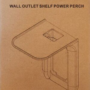 Wall Outlet Shelf – Power Perch for Smart Devices & More | sold